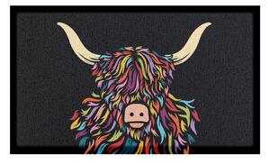 Predpražnik iz PVC-ja 40x70 cm Highland Cow – Artsy Doormats