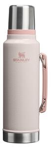 Svetlo rožnata termovka iz nerjavečega jekla 1,4 l Legendary Classic Bottle Hammertone Rose Quartz – Stanley