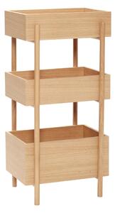 Stranska mizica iz masivnega hrasta 34x43 cm Stack – Hübsch