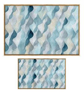 Modre kopalniške preproge v kompletu 2 ks 60x100 cm – Foutastic