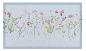 Predpražnik iz PVC-ja 40x70 cm Blue Wild Flowers – Artsy Doormats