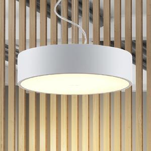 Arcchio LED viseča svetilka Noabelle, Ø 40 cm, bela, kovina, zatemnjen, Bela, Kuhinja, Kovina, Sodobni