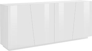 Credenza Vega 220 - 4 ante - Bianco Lucido