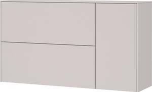 Kremno bela stenska omarica za čevlje 137x78x41 cm – Germania