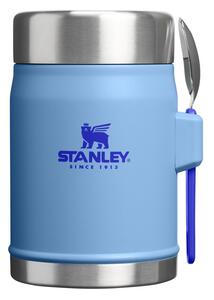 Modra termovka za hrano iz nerjavečega jekla 400 ml Legendary Food Jar + Spork Blue Sky – Stanley