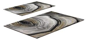 Sive/v zlati barvi kopalniške preproge v kompletu 2 ks 60x100 cm CT – Foutastic