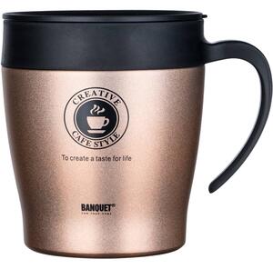 Banquet termohrnek potovalni TAZZA 330 ml, rjava