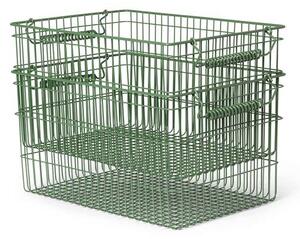 Ferm LIVINGferm LIVING - Cala Stackable Baskets Set of 2 Verdant Zelena ferm LIVING