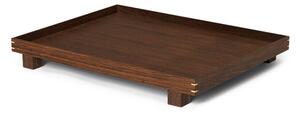 Ferm LIVINGferm LIVING - Bon Wooden Tray Large Smoked Oak ferm LIVING