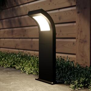 Arcchio Advik LED projektor, IP65, 60 cm, antracit, kovina, Črna, Aluminij, Sodobni