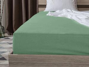 Jersey rjuha EXCLUSIVE temno zelena 180x200 cm, 100% bombaž