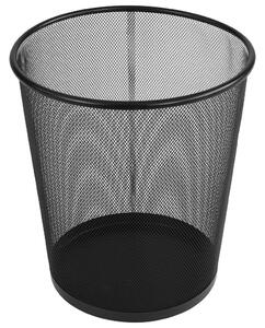 Mömax Koš Za Papir Mesh, Kovina, Črna, Ø 30,5 Cm