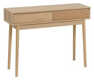 Stranska mizica v naravni barvi 30x100 cm Iona – Casa Selección