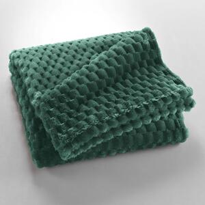 Zelena odeja iz mikroflanele 125x150 cm Mini Frosty – douceur d'intérieur