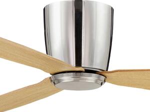 Beacon Lighting stropni ventilator Airfusion Radar teak Ø 132 cm tiho, Les, Dnevna soba / jedilnica, Les, Sodobni
