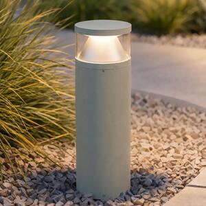 Lucande LED-ulična svetilka Cylo, zelena, višina 50 cm, IP65, Zelena, Aluminij, Dizajn