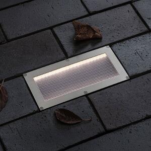 Paulmann LED-sončna talna vgradna svetilka Sorea iz železa, dolžina 20 cm, 3000, Kovinska, Nerjaveče jeklo, Vgradne luči kotne