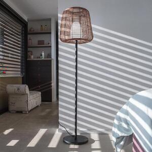 Lumisky Stoječa svetilka Boheme rjava/črna, 150 cm, jeklo/plastika, Črna, Kovina