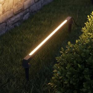 Lindby LED-zunanja svetilka Zavio, dolžina 50 cm, antracitna, IP65, Črna, Aluminij, Sodobni