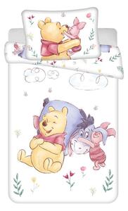 Bombažna otroška posteljnina za otroško posteljico 100x135 cm Winnie the Pooh "Pooh Hugs" – Jerry Fabrics