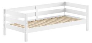 Bela otroška postelja iz masivnega bora z letvenim dnom 90x200 cm Margrit – Vipack