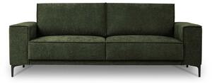 Zelena sedežna garnitura iz šenilje 224 cm Copenhagen – Scandic