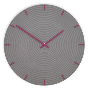 Stenska ura Luxhora Concentra Light Grey 11 barv kazalcev