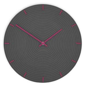 Stenska ura Luxhora Concentra Light Black 10 barv kazalcev