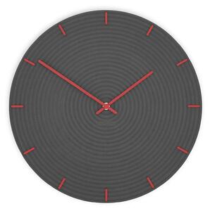 Stenska ura Luxhora Concentra Light Black 10 barv kazalcev
