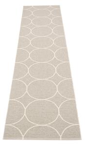 Kremno bel zunanji in notranji tekač 70x300 cm Boo Linen – Pappelina