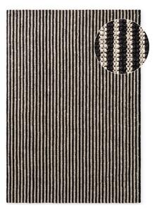 Črna ročno tkana preproga iz jute 160x230 cm Harvest Ebony – Elle Decoration