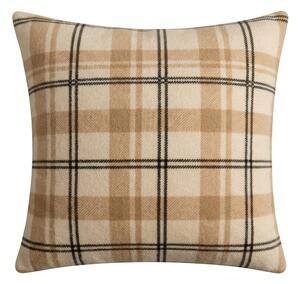 Mikropliš prevleka za vzglavnik PLAID 45x45 cm, kremna