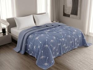 Pregrinjalo za posteljo DANDORA, modro Dimenzije: 170 x 210 cm