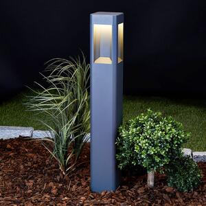 Lucande Lucidna LED luč za osvetlitev poti Annika, antracitna barva, kovina, 80 cm, Črna, Kovina, Sodobni