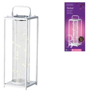 Solarna svetilka LANTERN WHITE bela