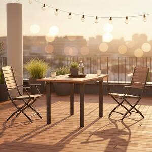Gardenson Miza Za Balkon Gardenson, Raztegljiva, 65-130x65