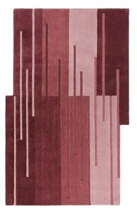 Bordo rdeča ročno tkana volnena preproga 150x240 cm Split Ombre Shaped – Flair Rugs