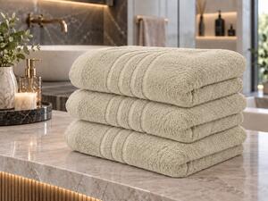 Brisača Comfort 70 x 140 cm krem, 100% bombaž