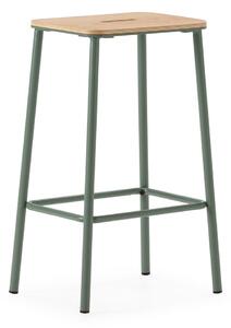 Zeleni barski stoli v kompletu 2 ks (višina sedeža 65 cm) Abba – Marckeric