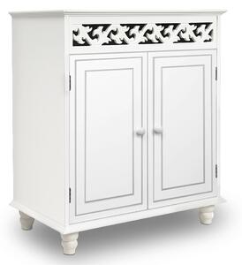 Komoda JERSEY, 76x65x35cm, bela Casaria