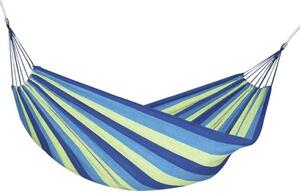 Modro-zelena viseča mreža HAMMOCK za 2 osebi 200x150 cm