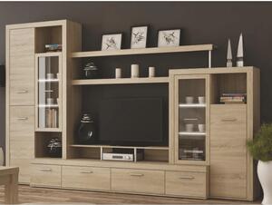 KONDELA Dnevni regal, hrast sonoma, ATLANTIS NEW