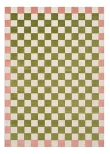 Zelena/rožnata notranja in zunanja preproga 200x290 cm Enja – Jotex