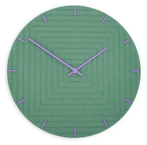 Stenska ura Luxhora Arcantra Mint Green 11 barv kazalcev