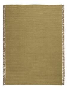 Zelen ročno tkan tekač iz mešanice bombaža 80x150 cm Channa – Jotex