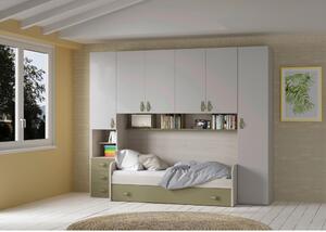 Modern Living Otroška Soba Sephora, Olivno Zelena, Barva Hrasta, Siva