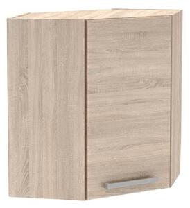 KONDELA Zgornja kotna omara 1DV, hrast sonoma, NOVA PLUS NOPL-013-OH