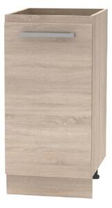 KONDELA Spodnja omara 40 1DV, hrast sonoma, NOVA PLUS NOPL-054-0S