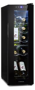 Klarstein Shiraz 12 Slim, avtomat za vino, 32 l, 12 steklenic, 85 W, 5-18 °C, nadzorna plošča na dotik