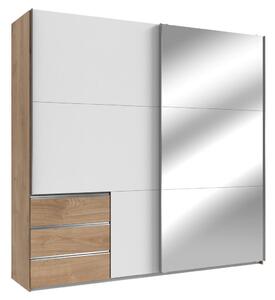 OMARA Z DRSNIMI VRATI, bela, hrastova deska
